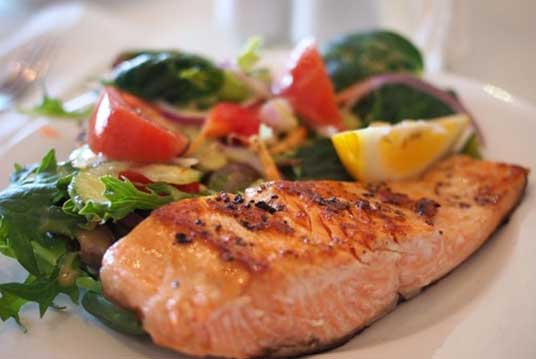 Salmon rich in omega-3 fatty acids for improved sexual health